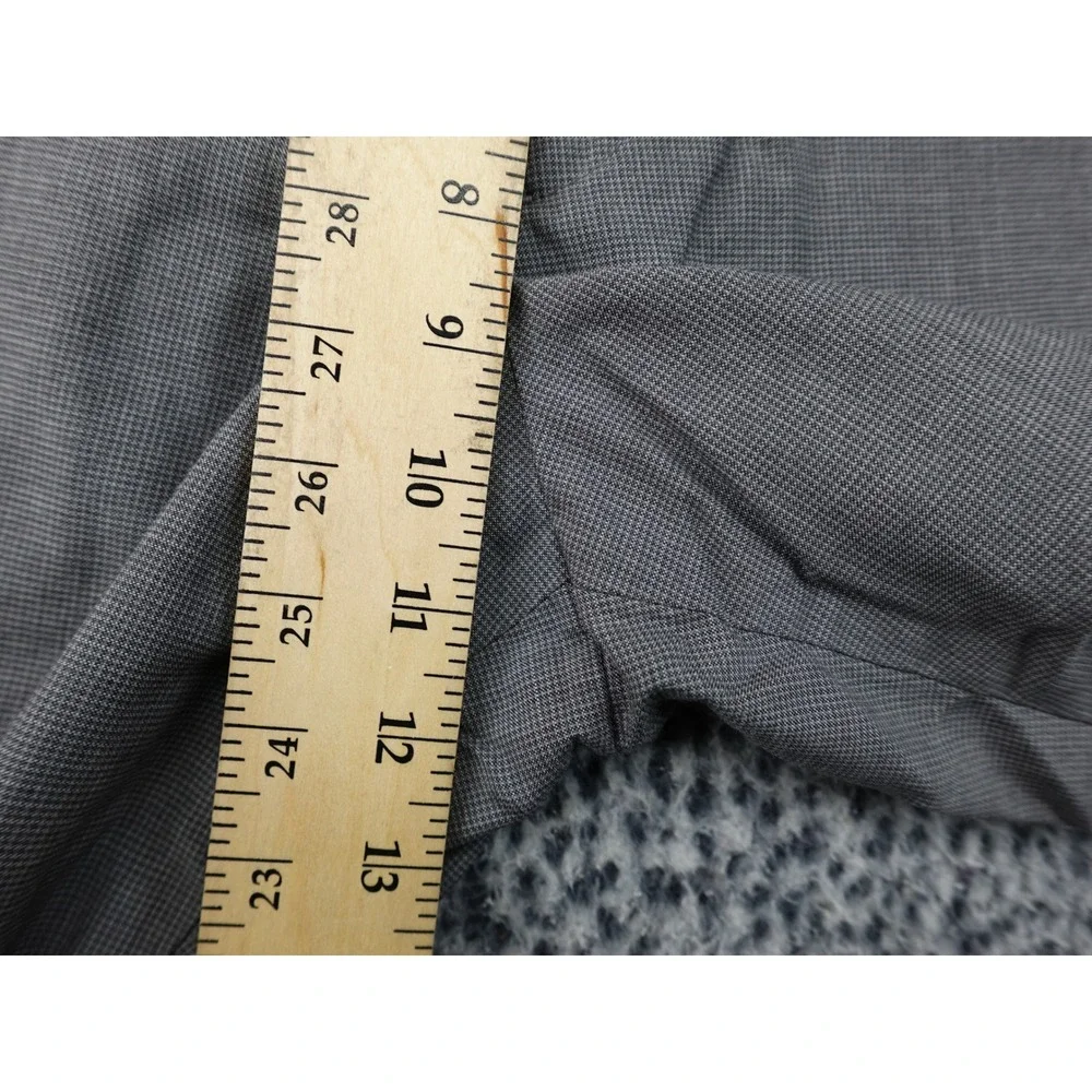 Banana Republic Dress Pants Mens 34x30 Grey Excellent Tollegno Italian Wool Slim